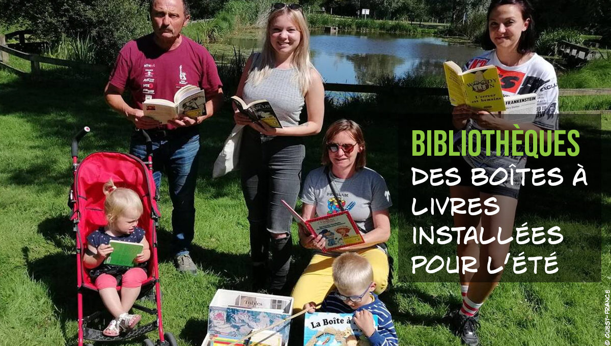 Des boîtes à livres installées pour l’été
